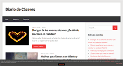 Desktop Screenshot of diariocaceres.com